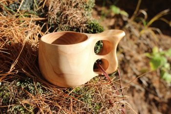 Kuksa with 2 holes, small